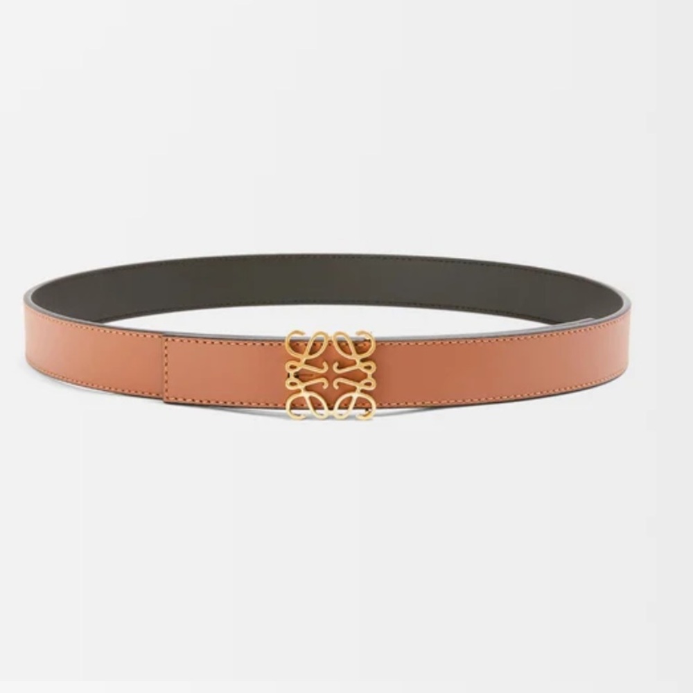 Loewe Reversible Anagram belt in smooth calfskin